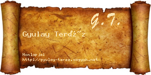 Gyulay Teréz névjegykártya